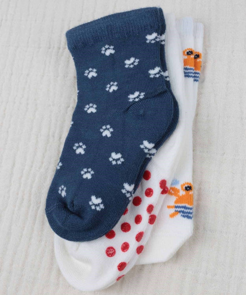 Üçlü Çocuk Çorap Erkek 2-3 Yaş Karşık Renkli 1