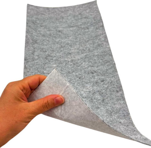 Çanta Aksesuar 2 mm Yapışkanlı Keçe 20x45 Cm Gri