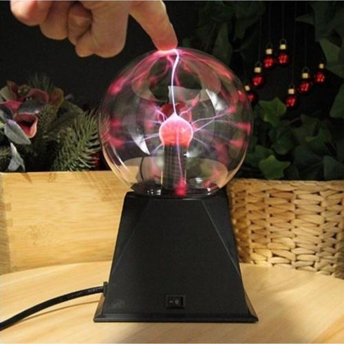ERKOL OYUNCAK Plazma Storm Tesla Lamp Işıklı Plazma Cadı Sihirli Küre