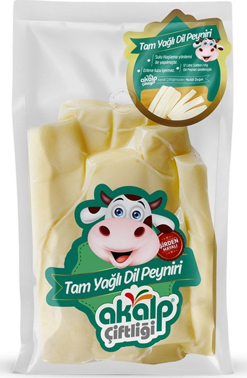Akalp Çiftliği Tam Yağlı Dil Peyniri 500 Gr