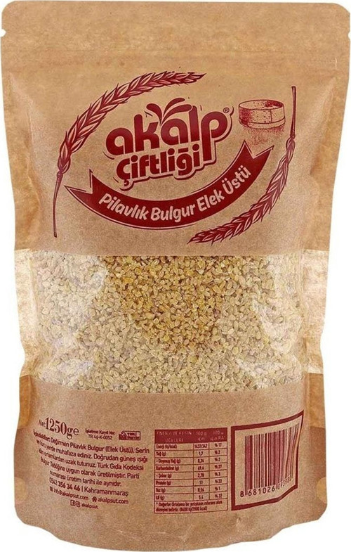 Akalp Çiftliği Pilavlık Bulgur Elek Üstü (1250 Gr)