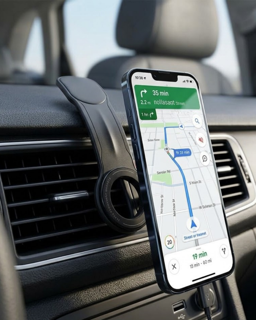 tekno Güçlü Mıknatıslı Araç Telefon Tutucu 360° Döner Dashboard Standı 2026