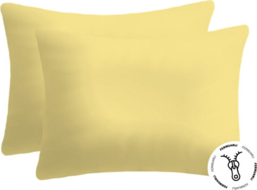 Pamuklu Fermuarlı Yastık Kılıfı | 50x70 2 Adet