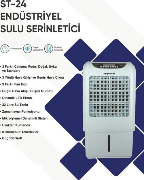 Skytech St-24 Sulu Klima Hava Soğutucu Uyumlu