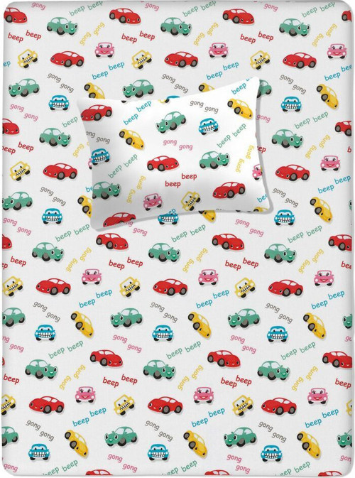 %100 Pamuklu Bebek Lastikli Çarşaf 70x130+20 | Bebek Yastık Kılıfı 35x45
