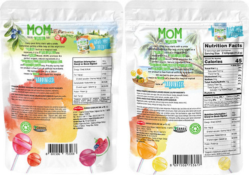 Organik Lolipop Karışık Set, 58g X 4