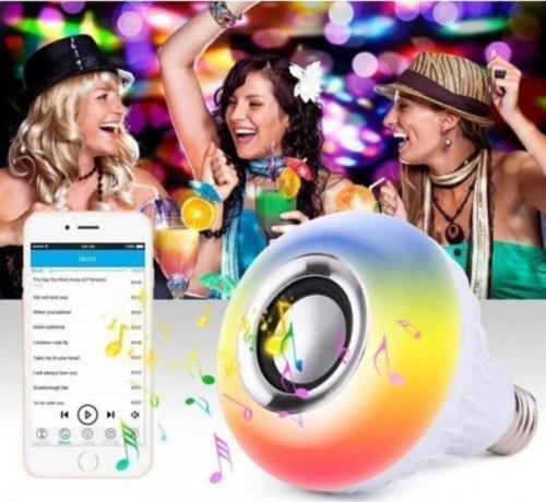 Taled Bluetooth Hoparlörlü Kumandalı Rgb Akıllı Led Ampul-16 Renk