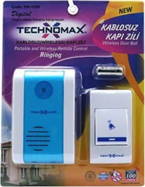 Technomax Kablosuz Kapı Zili