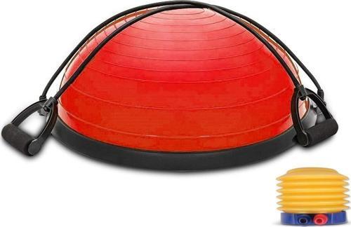 Triathlon T181 Bosu Ball Yarim Denge Topu Pilates Aleti Direnc Lastikli Pompa Dahildir