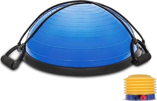 Triathlon T181 Bosu Ball Yarim Denge Topu Pilates Aleti Direnc Lastikli Pompa Dahildir