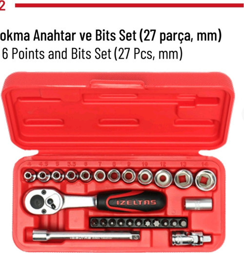 Lokma Takımı 1/4 (27 Parça: 4-4,5-5-5,5-7-8-9-10-12-13-14)