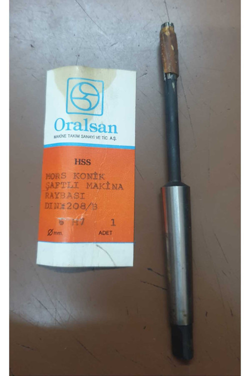 Makina Raybası (Mors Konik Şaftlı Helis Kanallı) 6Mm