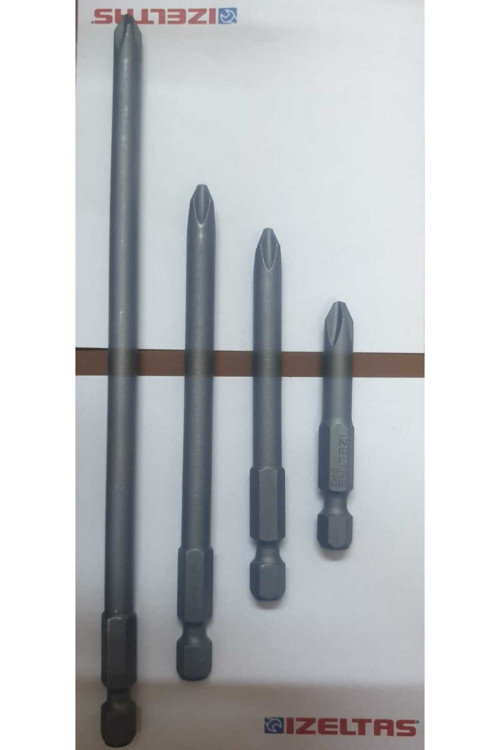 Bits Uçları 4 Parça (Ph2x150,Ph2x100,Ph2x75,Ph2x50)