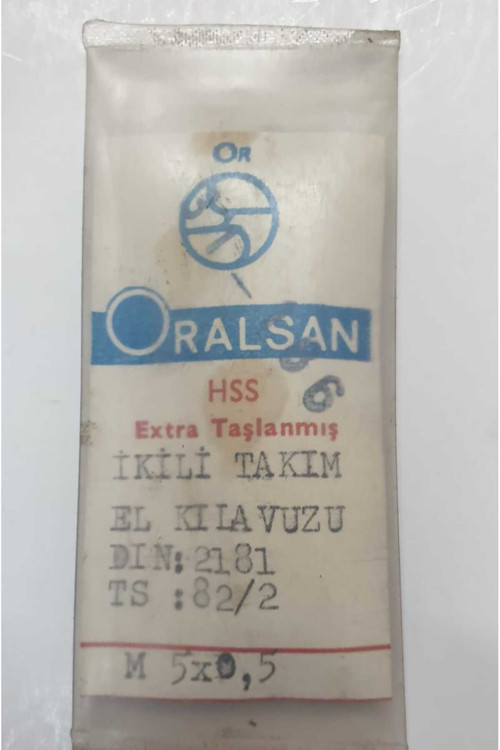 El Kılavuzu ( 2 Li -- Dın 2181) M5x0.5