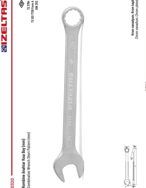 Kombine Anahtar Kısa Boy 11Mm