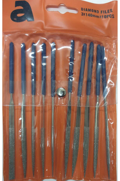 Elmas Kalıpçı Eğe Seti 140Mm Düz