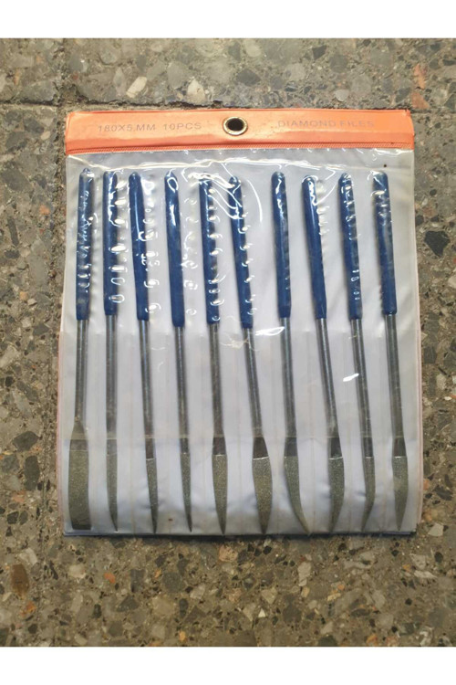 Elmas Kalıpçı Eğe Seti 180Mm Eğri