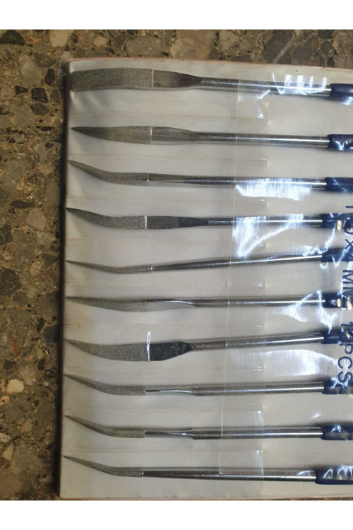 Elmas Kalıpçı Eğe Seti 160Mm Eğri