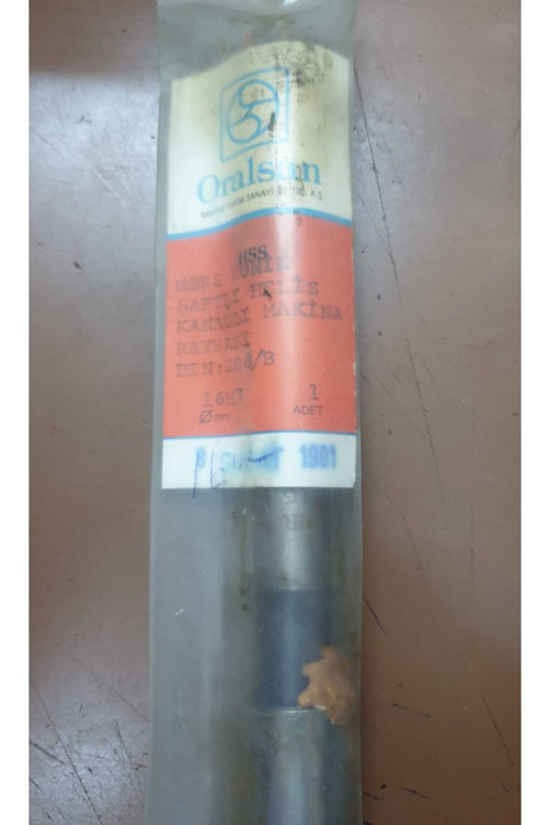 Makina Raybası (Mors Konik Şaftlı Helis Kanallı) 16Mm