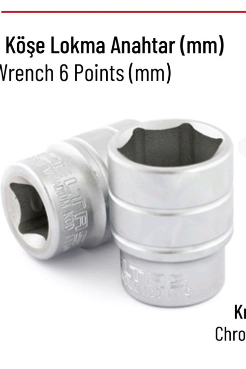Lokma Anahtar Altı Köşe (3/4) 38Mm