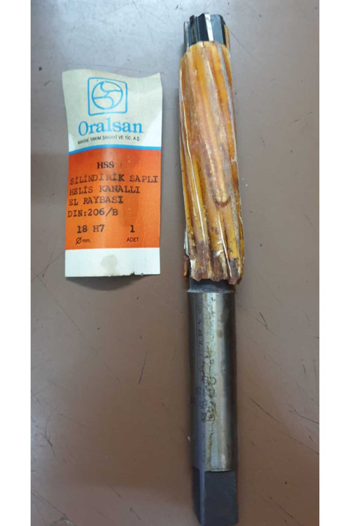 El Raybası (Silindirik Saplı Helis Kanallı) 18Mm