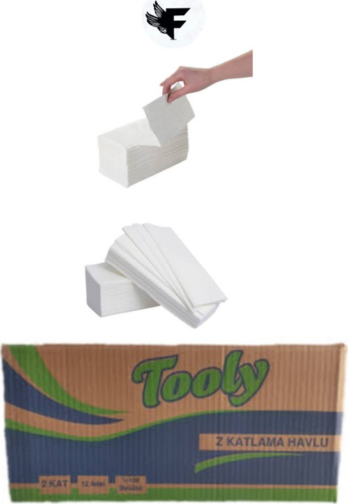 Z Katlı Havlu Peçete 12X120Li Paket 2 Katlı