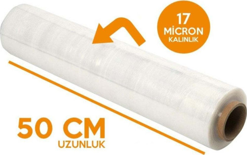 1 Adet 17 Mic. 300 Metre 50 Cm Palet Streç Film