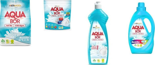 Doğal Mineralli 4 Kg Beyaz + Tablet + Elde Bulaşık + Sıvı Renkliler 4’Lü Set
