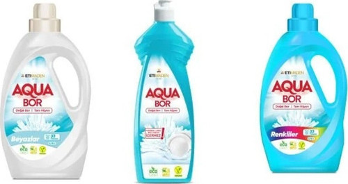 Doğal Mineralli Sıvı Beyaz + Elde Bulaşık + Sıvı Renkliler 3 Lü Set
