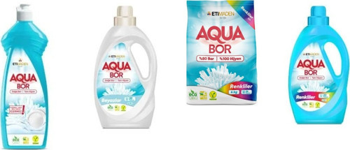 Doğal Mineralli Elde Bulaşık + Sıvı Beyaz + 4 Kg Renkliler + Sıvı Renkliler 4 Lü Set