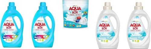 Aquabor Doğal Mineralli Sıvı Renkliler + Sıvı Renkliler + Tablet + Sıvı Beyaz + Sıvı Beyaz Set