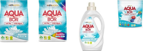 Doğal Mineralli 4 Kg Beyaz + 4 Kg Renkliler + Sıvı Beyaz + Tablet 4 Lü Set
