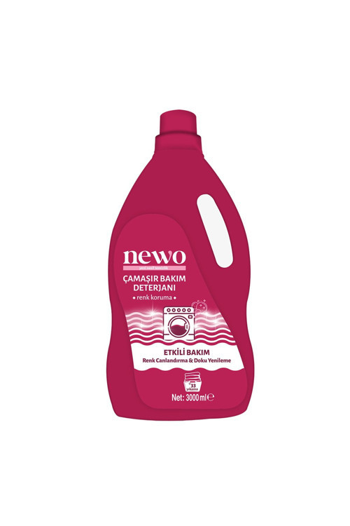 Sıvı Çamaşır Bakım Deterjanı Renkli 3L 3 Adet