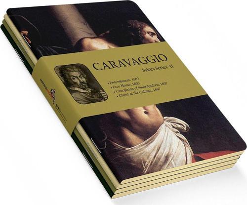 Caravaggio 4'lü Defter Seti 4 - Saints Series Iı - Çizgisiz - 48 Sayfa - 10,5x14cm