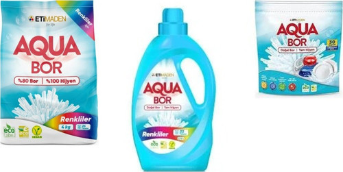 Doğal Mineralli 4 Kg Renkliler + Sıvı Renkliler + Tablet 3 Lü Set