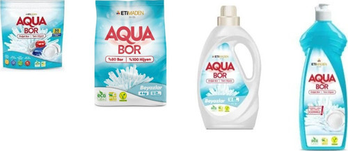 Doğal Mineralli Tablet + 4 Kg Beyaz + Sıvı Beyaz + Elde Bulaşık 4 Lü Set