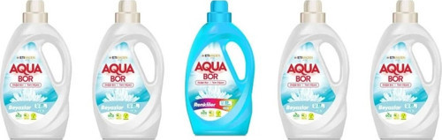 Aquabor Doğal Mineralli Sıvı Beyaz + Sıvı Beyaz + Sıvı Renkliler + Sıvı Beyaz + Sıvı Beyaz Set