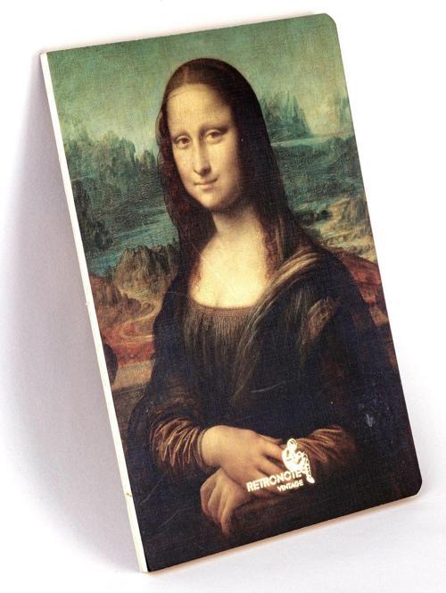 Vintage Serisi 4 - Da Vinci - Mona Lisa, 1503-6 - Çizgisiz - 96 Sayfa - 14,8x21cm