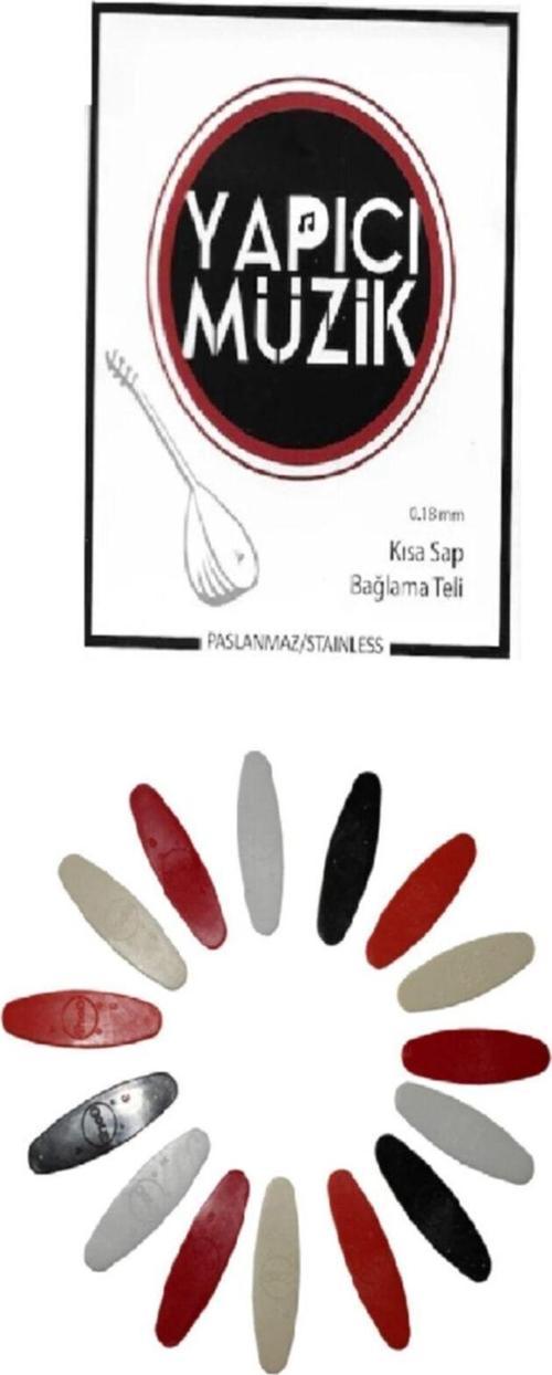 Kisa Sap Baglama Tel 0,18 - 5 Adet Tezene