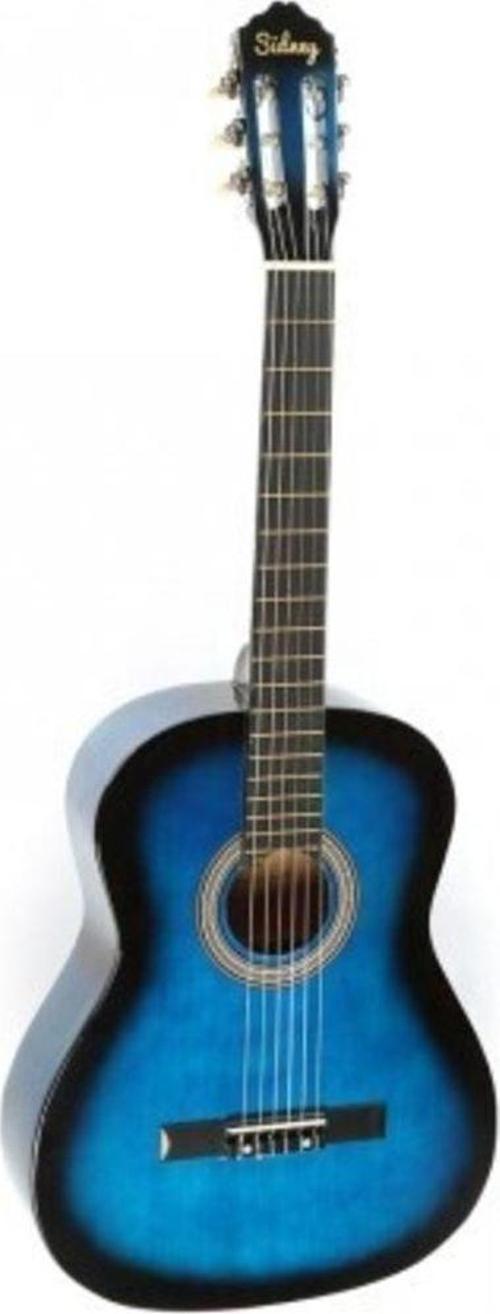 Mavi Gitar - 4/4 Boy Öğrenci Gitarı Kılıf Ve Pena Hediye !