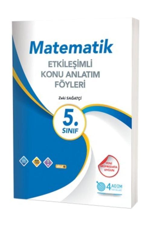 4 Adım Yayınları 5. Sınıf Matematik Etkileşimli Konu Anlatım Föyleri