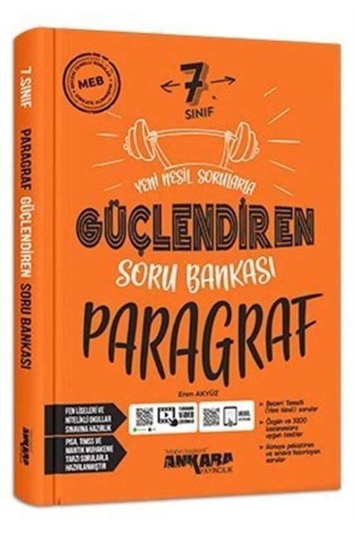 Ankara Yayıncılık 7. Sınıf Güçlendiren Paragraf Soru Bankası Yeni Nesil 2023