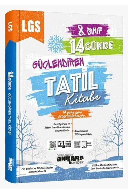 Ankara Yayıncılık 8. Sınıf Lgs 14 Günde Güçlendiren Tatil Kitabı 2022