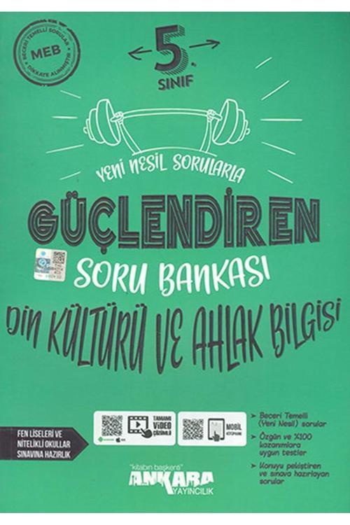 Ankara Yayıncılık Ankara Güçlendiren 5. Sınıf Din Kültürü Ve Ahlak Bilgisi Soru Bankası