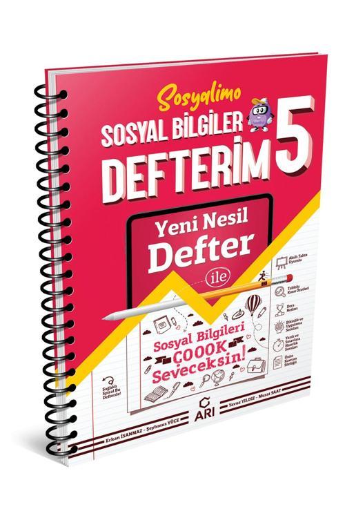 Arı Yayıncılık 5. Sınıf Sosyal Bilgiler Konu Anlatım Defterim Sosyalimo Arı Yayın (Adel Kitap'a Özel Güncel Baskı)