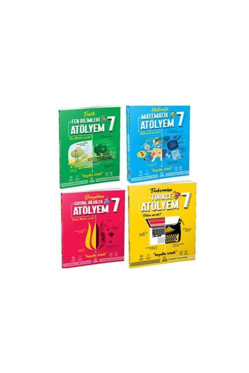 Arı Yayıncılık Arı Yayınları 7. Sınıf Atölyem Fen Bilimleri-matematik-sosyal Bilgiler-türkçe Set