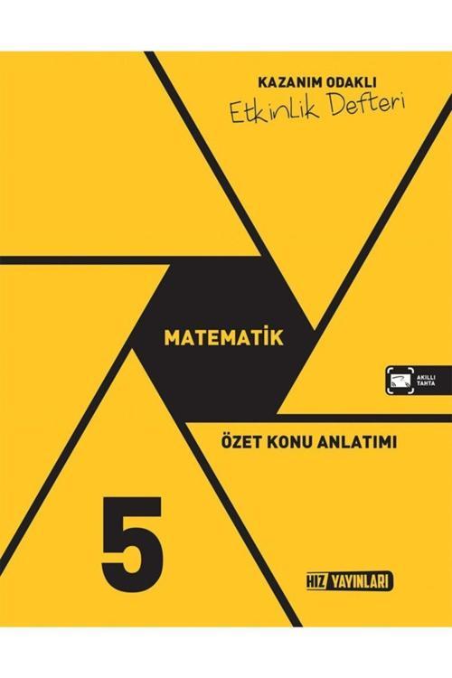 Hız Yayınları 5. Sınıf Matematik Kazanım Odaklı Etkinlik Defteri