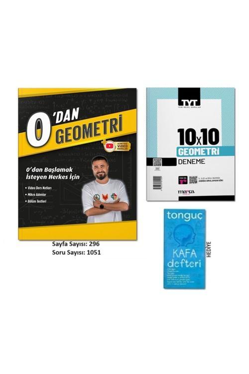 Rehber Matematik 0'dan Geometri ve 2024 TYT Geometri 10x10 Deneme Tamamı Video Çözümlü Marka Yayınları