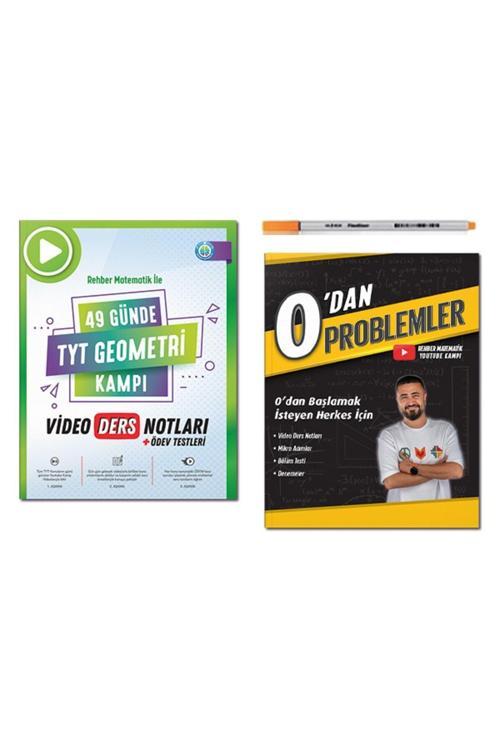 Rehber Matematik 49 Günde Tyt Geometri Kampı Video Ders Notları - 0 dan Problemler Set 2 Kitap 2024 Tayfa