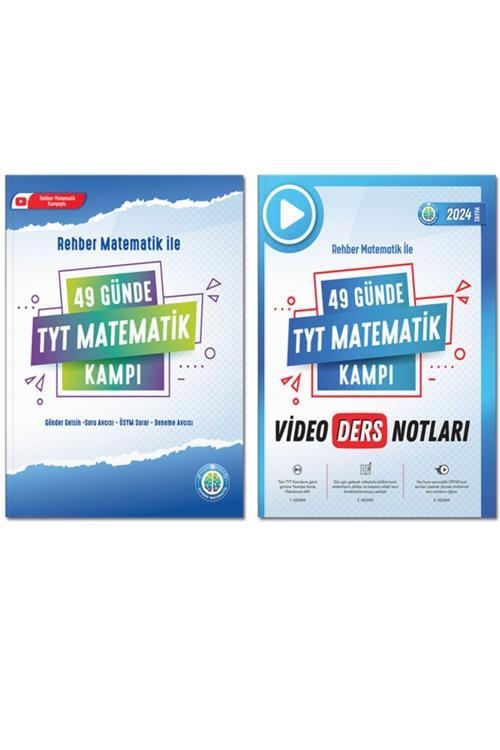 Rehber Matematik 49 Günde TYT Matematik Kampı ve 49 Günde TYT Matematik Video Ders Notları 2 Kitap Set